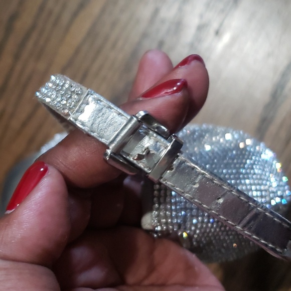 Steve Madden Silver Diamond Platform Heels - Picture 10 of 15